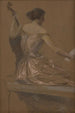 Der Musiker - Thomas Wilmer Dewing — Ansicht des Kunstwerks