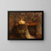 Le clavecin - Thomas Wilmer Dewing — gerahmtes Bild an der Wand