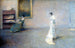 Die weiße Robe - Thomas Wilmer Dewing — Ansicht des Kunstwerks