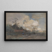 Landschaft mit einem Häuschen - Théophile de Bock — gerahmtes Bild an der Wand