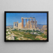 Der Tempel des Erechtheion auf der Akropolis - Thorald Læsøe — gerahmtes Bild an der Wand