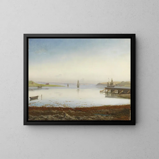 Thorald Lsse - Ships on a Fiord.webp