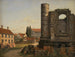 Ansicht von Marmorpladsen mit den Ruinen der unvollendeten Kirche von Frederiks in Kopenhagen - Thorald Læsøe — Ansicht des Kunstwerks