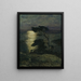 Pin sur la côte au clair de lune - Thorolf Holmboe — gerahmtes Bild an der Wand