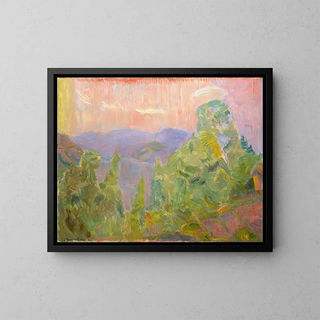 De Holmsbu - Thorvald Erichsen — gerahmtes Bild an der Wand