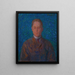 Portrait des Künstlers Mons Lie - Thorvald Erichsen — gerahmtes Bild an der Wand