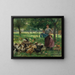 Unter den Bäumen - Thérèse Marthe Françoise Cotard-Dupré — gerahmtes Bild an der Wand