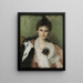 Amelia Eliza van Leeuwen 1862-1923 - Thérèse Schwartze — gerahmtes Bild an der Wand
