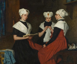 Drei Waisen aus der Stadt Amsterdam - Thérèse Schwartze — Ansicht des Kunstwerks