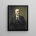 Frederik Danil Otto Obreen 1840-96 Generaldirektor des Rijksmuseum Amsterdam - Thérèse Schwartze — gerahmtes Bild an der Wand