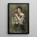 Mary Catherine Josephine Jordan 1866-1948 Ehefrau des Malers George Hendrik Breitner - Thérèse Schwartze — gerahmtes Bild an der Wand