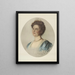 Portrait von Wilhelmine, Königin der Niederlande - Thérèse Schwartze — gerahmtes Bild an der Wand
