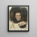 Portrait einer Frau - Thérèse Schwartze — gerahmtes Bild an der Wand