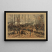 Schlacht von Shiloh - Thure de Thulstrup — gerahmtes Bild an der Wand