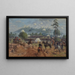 Der Kampf um Kennesaw Mountain, Georgia, 27. Juni 1864 - Thure de Thulstrup — gerahmtes Bild an der Wand