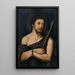 Christus im Ecce Homo - Tiberius Dominikus Wocher — gerahmtes Bild an der Wand