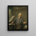 Portrait des Gravuristen Jan Casper Philips - Tibout Regters — gerahmtes Bild an der Wand