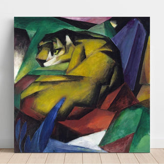 Tigre - Franz Marc | Reproduction Tableau Décoration murale affiche copie