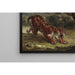 Reproduktion des Gemäldes Tiger und Schlange - Eugène Delacroix