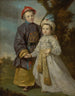 Portrait von zwei Kindern in orientalischer Kleidung - Tilly Kettle — Ansicht des Kunstwerks