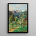 Altaussee - Tina Blau — gerahmtes Bild an der Wand