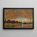 Regen und Sonne in Dordrecht - Tina Blau — gerahmtes Bild an der Wand
