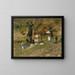 Sommertag im Prater - Tina Blau — gerahmtes Bild an der Wand