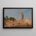 Nachmittags im Herbst am Palatin - Tina Blau — gerahmtes Bild an der Wand