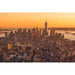 Fotodruck von New York City - Die Big Apple mit Gold getönt