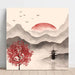 Reproduktion des Gemäldes Asiatischer Kunstdruck - Herbstliche Funken