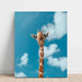 Tierfotografie-Druck - Mein lustiges Giraffe