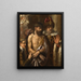 Der Christus, der dem Volk gezeigt wird Ecce Homo - Titian — gerahmtes Bild an der Wand