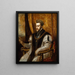 Der König Philipp II. von Spanien - Titian — gerahmtes Bild an der Wand
