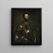 Portrait d'Alfonso d'Avalos, marquis del Vasto en armure avec page - Titien — gerahmtes Bild an der Wand
