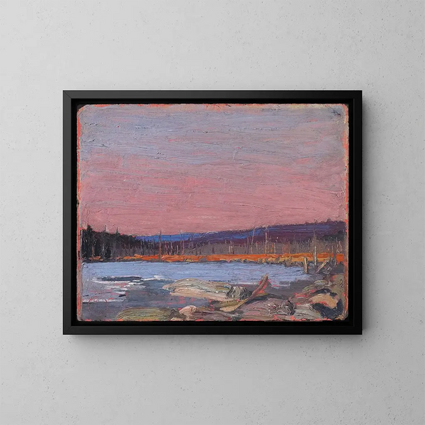 Ein Nordsee-See - Tom Thomson — gerahmtes Bild an der Wand