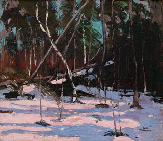 Früher Schneefall im Algonquin-Park - Tom Thomson — Ansicht des Kunstwerks