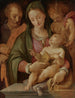 Die Heilige Familie mit dem Kind Johannes der Täufer - Tommaso d'Antonio Manzuoli — Ansicht des Kunstwerks