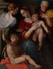 Sainte Famille avec le Mariage mystique de Sainte Catherine - Tommaso d'Antonio Manzuoli — Ansicht des Kunstwerks
