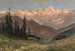 Sonnenuntergang über den Dolomiten - Toni Haller — Ansicht des Kunstwerks