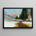 Alpen des Salzburger Landes Blick auf den Hoher Göll - Toni Haller — gerahmtes Bild an der Wand