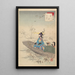 Nobles Frauen der Tokugawa-Periode Trente-six beautés Sanjuroko kasensoro Pl17 - Toshikata Mizuno — gerahmtes Bild an der Wand