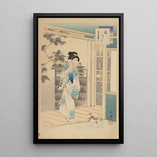 Toshikata Mizuno - Noblewomen of the Tokugawa Period Thirtysix Beauties Sanjuroko kasensoro Pl26.webp