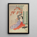 Nobles Frauen der Tokugawa-Periode Kunstdruck Trente-six beautés Sanjuroko kasensoro Pl32 - Toshikata Mizuno — gerahmtes Bild an der Wand
