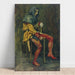 Reproduktion des Gemäldes Touchstone, The Jester - John William Waterhouse