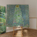 Reproduktion des Gemäldes Sonnenblumen - Gustav Klimt