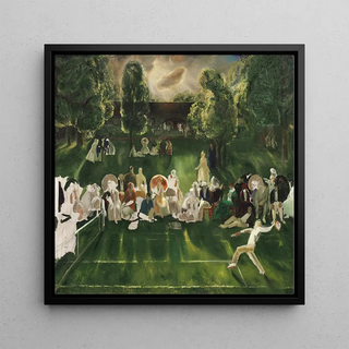 Tournoi de tennis - George Wesley Bellows