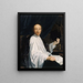 Jean-Baptiste Santeuil 1630-1697 Kanoniker von Saint-Victor, neulateinischer Dichter - Toussaint Dubreuil — gerahmtes Bild an der Wand