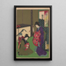 L'Album de Nishikie Pl14 - Toyohara Chikanobu — gerahmtes Bild an der Wand