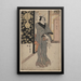 Bande Mitsugor no Ukiyo Tei - Toyokuni Utagawa — gerahmtes Bild an der Wand