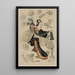 Fujimusume no Harukoma - Toyokuni Utagawa — gerahmtes Bild an der Wand